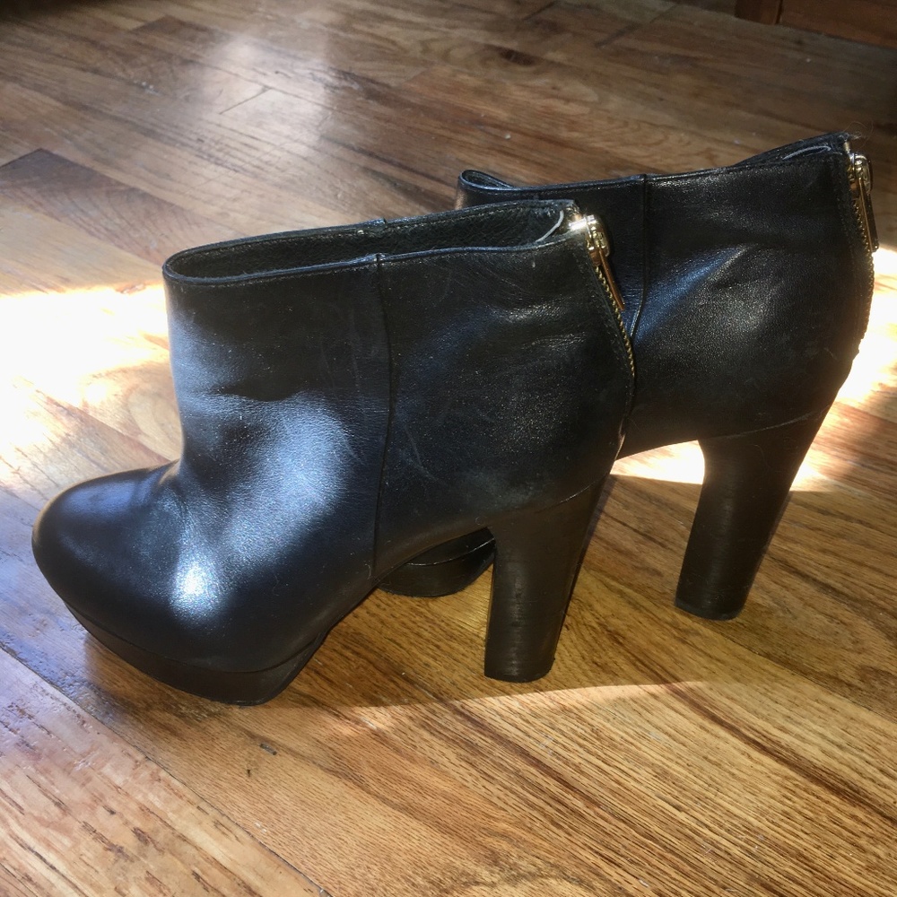 Aldo Leather Booties Sz 7.5